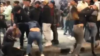 Violenta pelea a la salida de un local bailable terminó con dos mujeres lesionadas